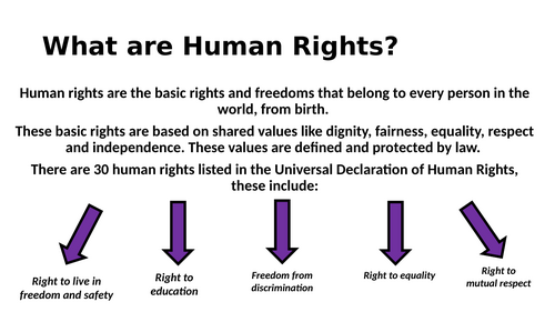 International Human Rights Day assembly