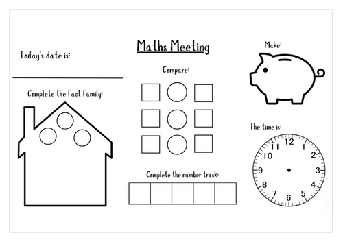 Maths Meeting Template