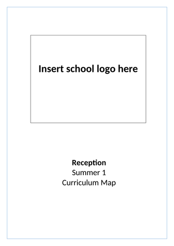 EYFS Curriculum Map Example