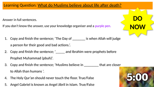 What do Muslims believe about life after death? Islam