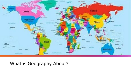 Key Stage 3 What is Geography?