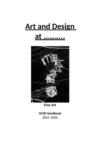 GCSE Art Student Handbook 2024-25