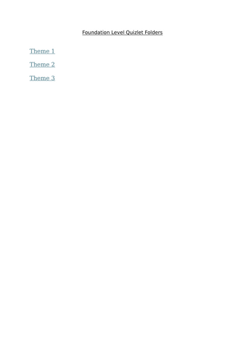 AQA GCSE FRENCH KERBOODLE READY MADE QUIZLET SETS