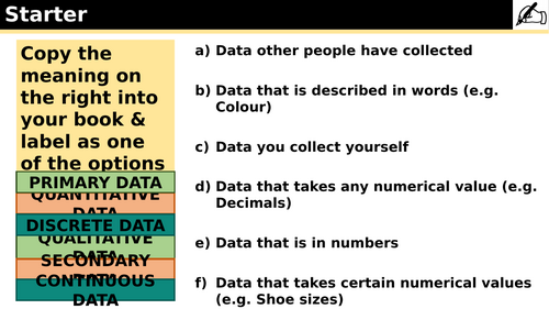 Topic Intro - Year 7 - Unit 12 - Statistical Analysis