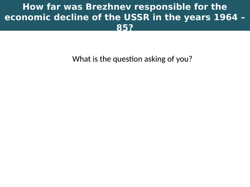 A Level USSR; Brezhnev