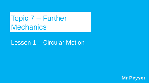 AQA A-level Further Mechanics - SHM (FULL TOPIC SLIDES)