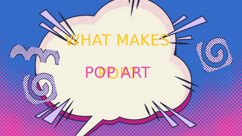 Pop Art Introduction Lesson | KS3 Art | Warhol & Lichtenstein KS2