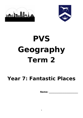 Fantastic Place Student Resources Booklet