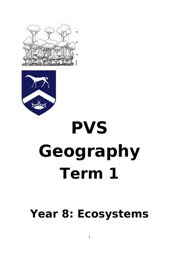 Ecosystems Student Resource Booklet