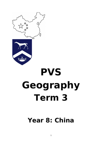China Student Resource Booklet