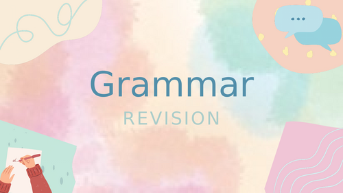 SPaG Grammar Pack: nouns, word types revision, SATS Prep revision