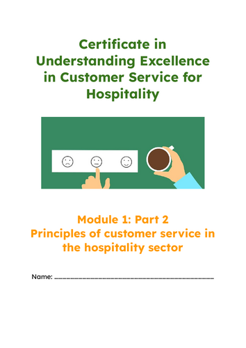 Part 2 Principles of customer service in the hospitality sector