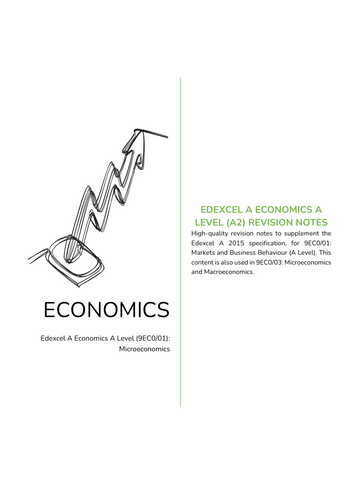 Edexcel A A2 Microeconomics (Theme 3) A/A* Notes