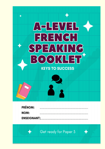 AQA A-level French speaking booklet