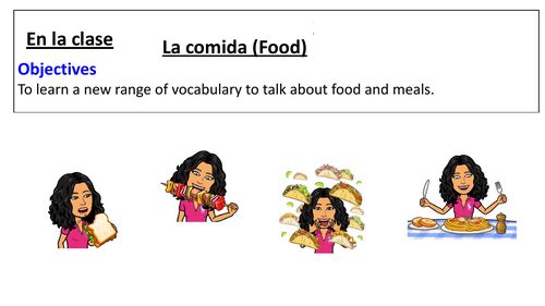 SPANISH - La comida (Talking about food)