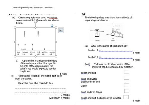 Mixtures, Compounds & Separating methods ppt