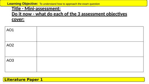 A Christmas Carol mini revision SOW