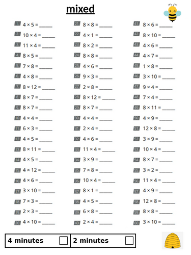 Times tables