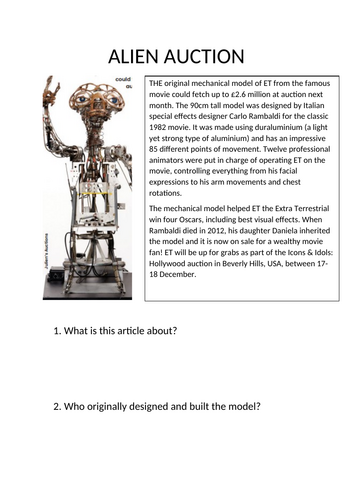 Functional Skills Reading Entry Level