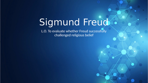 A-Level RS: Sigmund Freud Lesson - Eduqas Philosophy