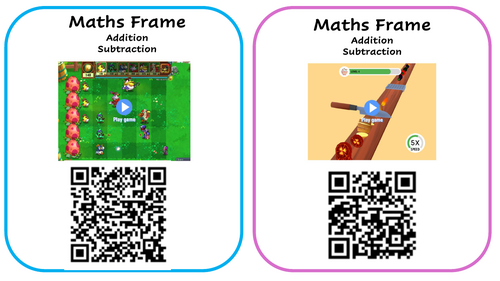 QR codes for KS1 - maths and phonics