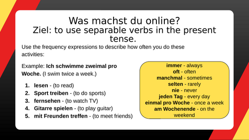 Was Machst du Online? Kapitel 2 NEW GCSE German Edexcel