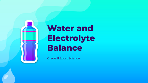 IB SEHS A2 - Hydration and Nutrition COMPLETE SL and HL PowerPoints