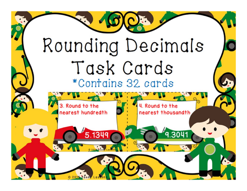 Rounding Decimals Task Cards