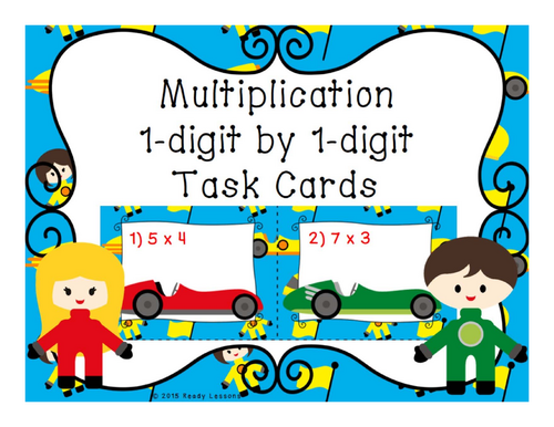 Multiplication Task Cards