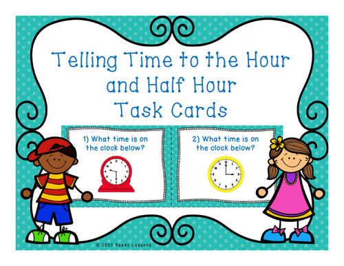 Telling Time to the Hour and Half Hour