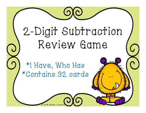 Double Digit Subtraction