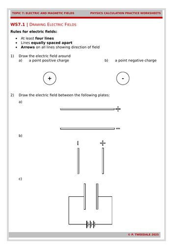 E. Fields: Drawing Electric Fields