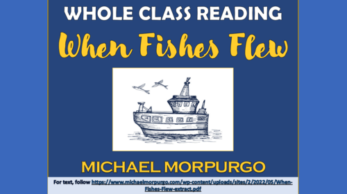 When Fishes Flew - Whole Class Reading Comprehension Lesson!