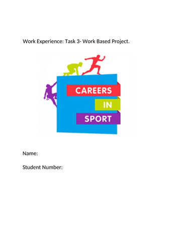 NCFE Level 2 Sport - Work Experience Unit Resources