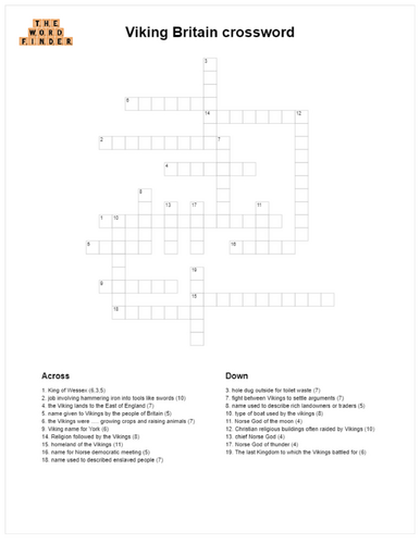 Vikings Crossword