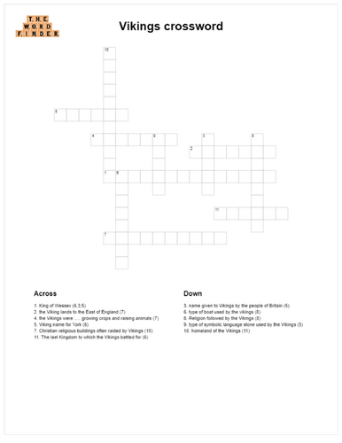 Vikings Crossword