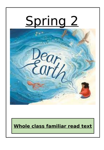 Dear Earth guided reading