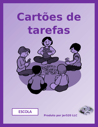 Escola (School in Portuguese) Task Cards