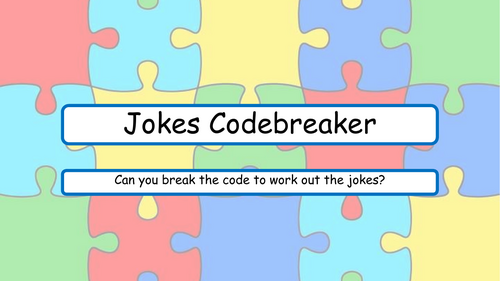 KS2 Jokes Codebreaker!  Fun activity puzzle