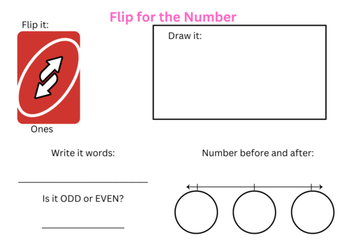 Uno or Cards Place Value