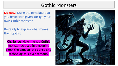 Gothic Monsters | Teaching Resources