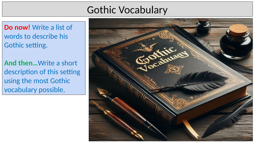 Gothic Vocabulary | Teaching Resources