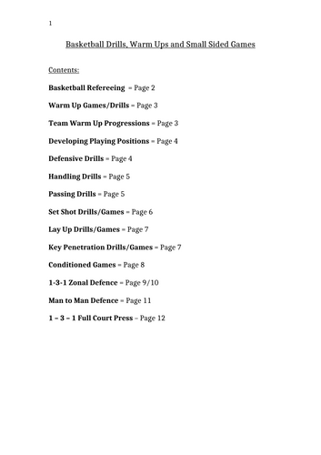 Basketball Handbook - PE