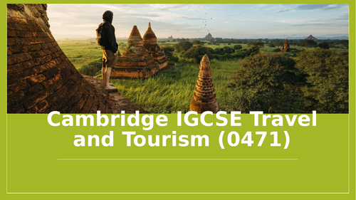 IGCSE Travel and Tourism Syllabus presentation