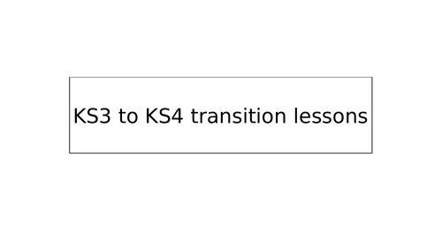 KS3 to KS4 Spanish Transition Lessons