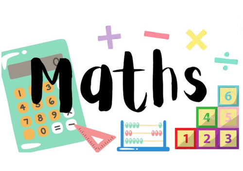 Maths Lettering/ Poster