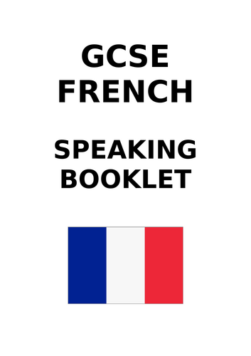 NEW GCSE French module questions booklet