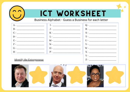 ICT Worksheet X3