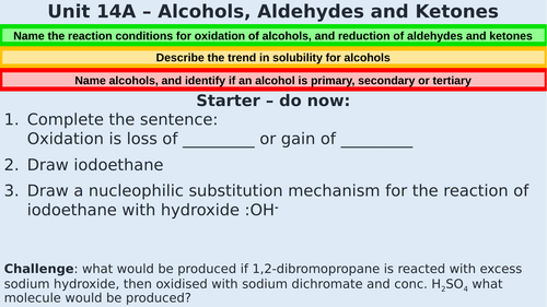 Unit 14 Part A Btec applied science organic chemistry section 1