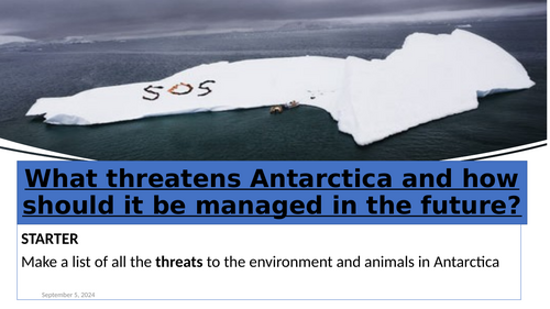 Threats to Antarctica and Strategies for Management: Protecting the Frozen Continent